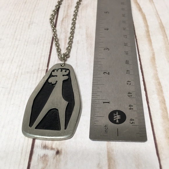 Modernist Pewter necklace TENN SWEDEN Else - Picture 11 of 12